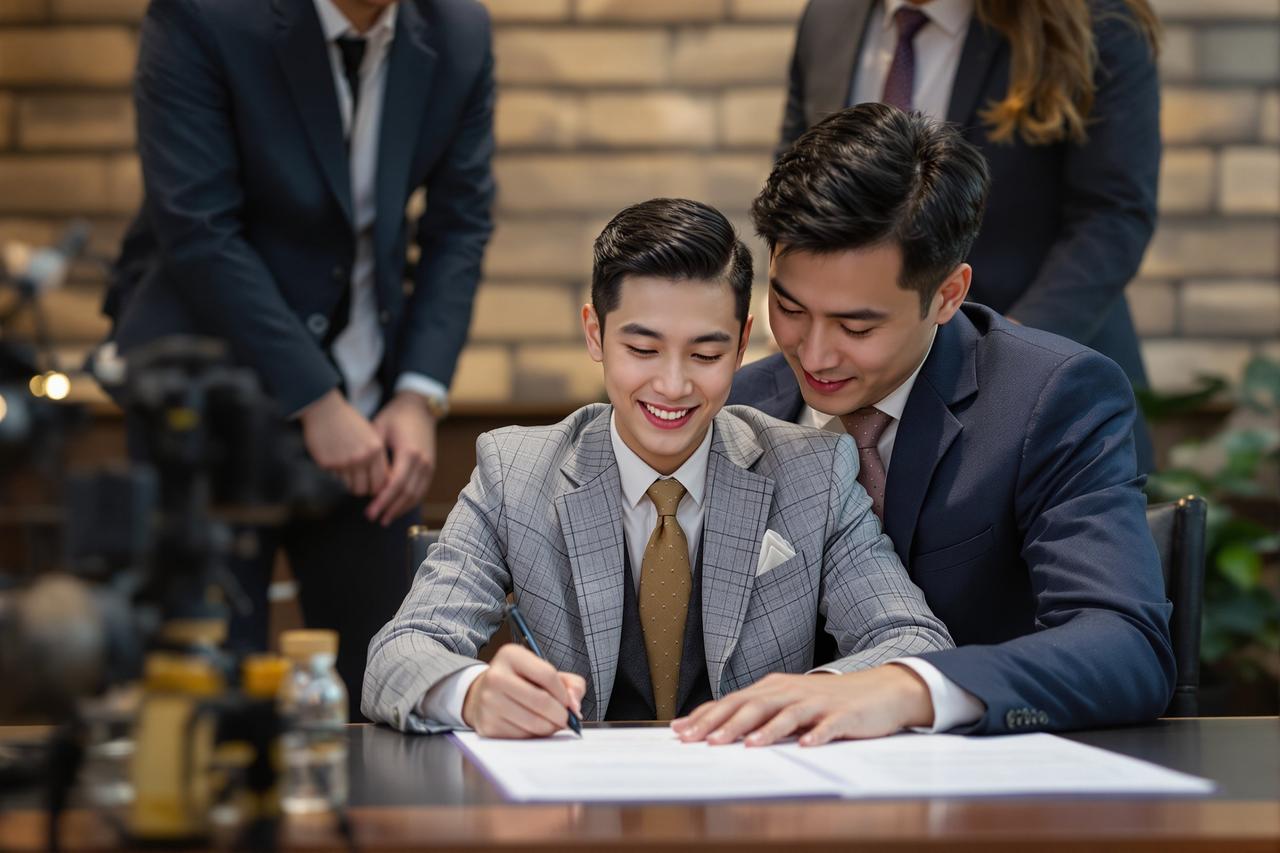 丫丫影视签约新生代演员陈晓宇，将出演年度大剧《山海经》